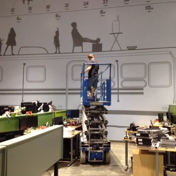Crain Graphics Sign Company - The Thinkwell Group Los Angeles, CA. Interior wall vinyl graphics. - Signmaking Near Me - Oxnard, California Crain Graphics Sign Company - The Thinkwell Group Los Angeles, CA. Interior wall vinyl graphics. - Signmaking Near Me - Oxnard, California