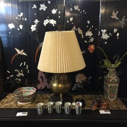 ETC by Southern Accents - Four panel oriental carved soapstone room divider.