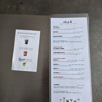 Cha & - Menu Jul 2026 - Tea Rooms Near Me - New York, New York Cha & - Menu Jul 2026 - Tea Rooms Near Me - New York, New York