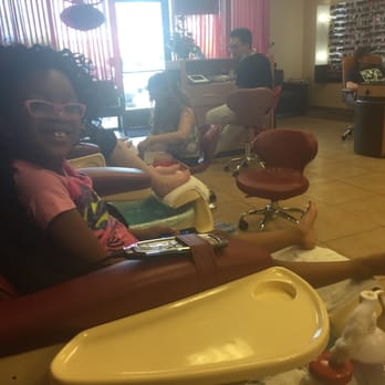 Nail Zone - My 7 yr old after completing her first pedicure ! - Nail Salons Near Me - Henderson, Nevada Nail Zone - My 7 yr old after completing her first pedicure ! - Nail Salons Near Me - Henderson, Nevada