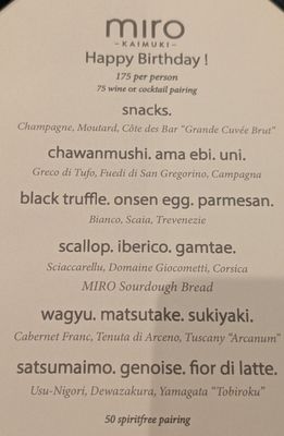 Menu photo 8 Miro Kaimuki - The Counter Honolulu, HI Menu photo 8 Miro Kaimuki - The Counter Honolulu, HI