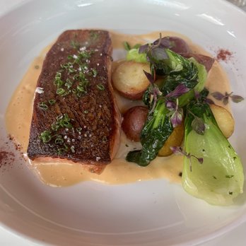 Le Jardinier - Steelhead trout - French Near Me - Miami, Florida Le Jardinier - Steelhead trout - French Near Me - Miami, Florida