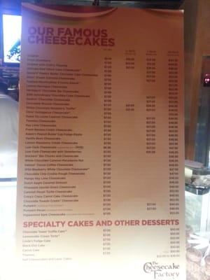 Menu photo 7 The Cheesecake Factory Trumbull, CT Menu photo 7 The Cheesecake Factory Trumbull, CT