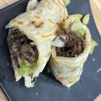 Dough Zone Dumpling House - Beef pancake roll - Noodles Near Me - Campbell, California Dough Zone Dumpling House - Beef pancake roll - Noodles Near Me - Campbell, California