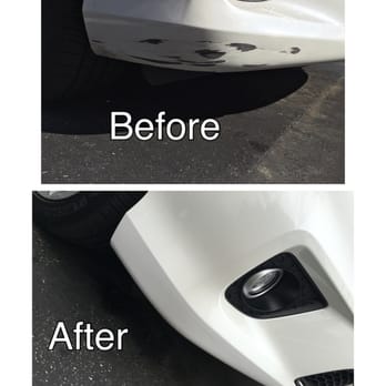 Dan The Bumper Man - 2015 Honda Accord Coupe before and after! Thanks Dan :) - Body Shops Near Me