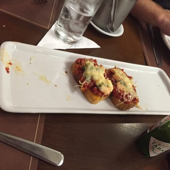 Camarões Potiguar - What is left, but not for long, bruschetta. - Seafood Near Me - Natal, RN