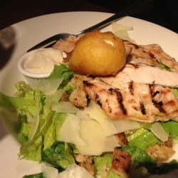 Hillside Inn - Chicken Cesar's salad with fried egg.