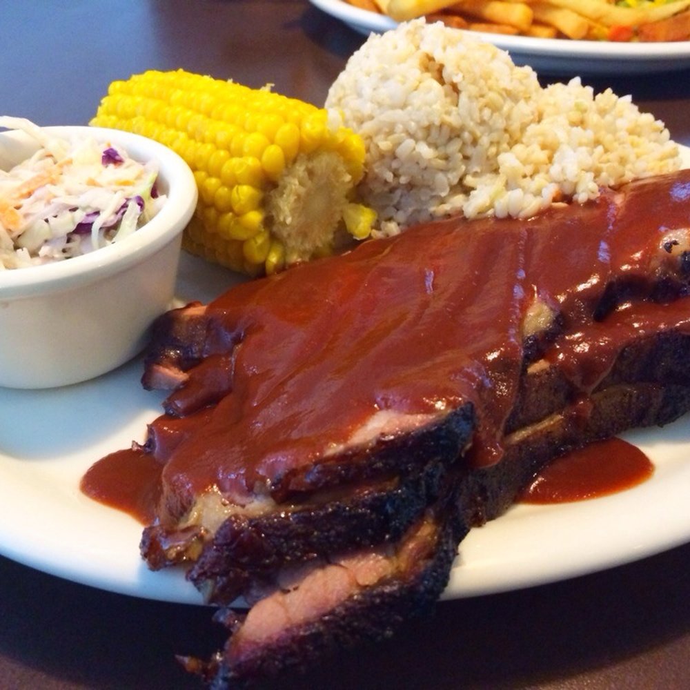 Eagle Cafe - Brisket with BBQ sauce. Tasted alright... I've had better - Breakfast & Brunch Near Me - Honolulu, Hawaii