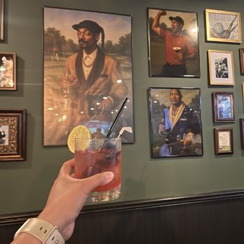 Playground Mini Golf - Sand trap cocktail in their speakeasy private lounge - Mini Golf Near Me - Huntington Beach, California
