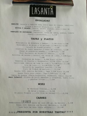 Menu photo 3 La Santa Seville, SE