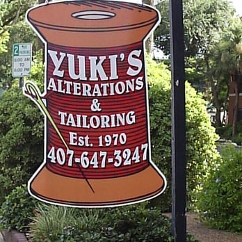 Yuki's Alterations and Tailoring - Sign from the Street - Sewing & Alterations Near Me - Winter Park, Florida Yuki's Alterations and Tailoring - Sign from the Street - Sewing & Alterations Near Me - Winter Park, Florida