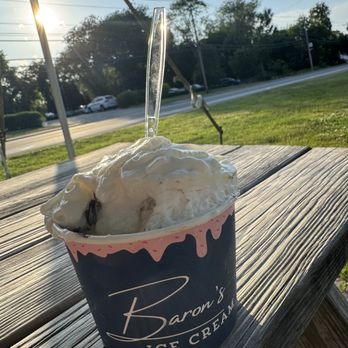 Brickley's Ice Cream - Large peanut butter chocolate and strawberry cheesecake ! - Ice Cream & Frozen Yogurt Near Me - Wakefield, Rhode Island