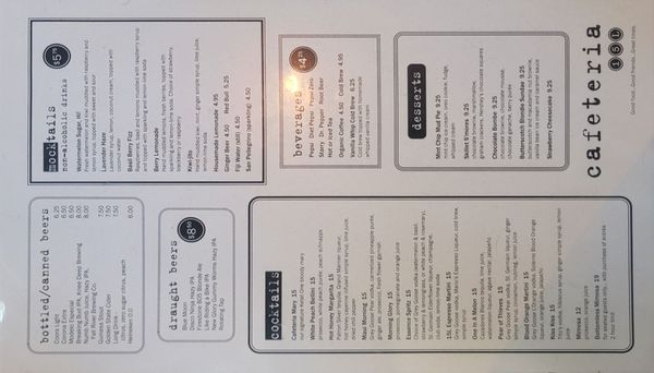 Menu photo 2 Cafeteria 15L Sacramento, CA
