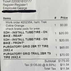 Bikes Direct - Yeah, should have just got these on Amazon and done it myself in 20 minutes. Would have saved me the aggravation.