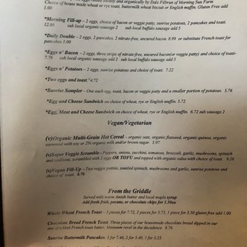 Sunrise Cafe - New American Near Me - Yellow Springs, Ohio Sunrise Cafe - New American Near Me - Yellow Springs, Ohio