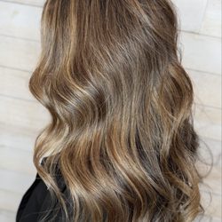 Influence Hair Loft  - Golden and caramel tones on this balayage