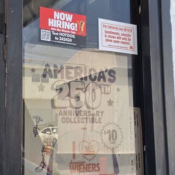 Wienerschnitzel - Sign in drive up window - Hot Dogs Near Me - Lawndale, California Wienerschnitzel - Sign in drive up window - Hot Dogs Near Me - Lawndale, California
