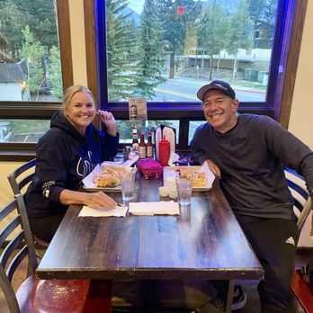 Burgers Restaurant - You can't beat this view! Restaurant is clean and very open. - Burgers Near Me - Mammoth Lakes, California