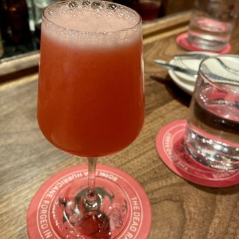 The Dead Rabbit - Camera Shy, Mezcal, Tequila, Campari, Raspberry, Cacao, Ginger, Lemon - Cocktail Bars Near Me - New York, New York The Dead Rabbit - Camera Shy, Mezcal, Tequila, Campari, Raspberry, Cacao, Ginger, Lemon - Cocktail Bars Near Me - New York, New York