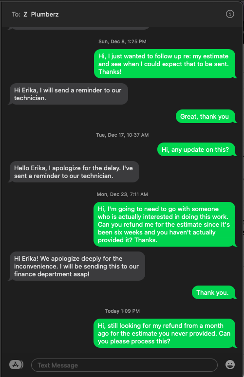 Slide of Z PLUMBERZ of Greater Boston