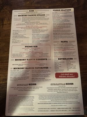 Menu photo 8 Hickory Ranch Steakhouse Yucaipa, CA Menu photo 8 Hickory Ranch Steakhouse Yucaipa, CA