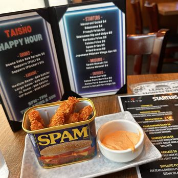 TaishoSF - Spam Fries and Happy Hour Menu! - Japanese Near Me - San Francisco, California TaishoSF - Spam Fries and Happy Hour Menu! - Japanese Near Me - San Francisco, California