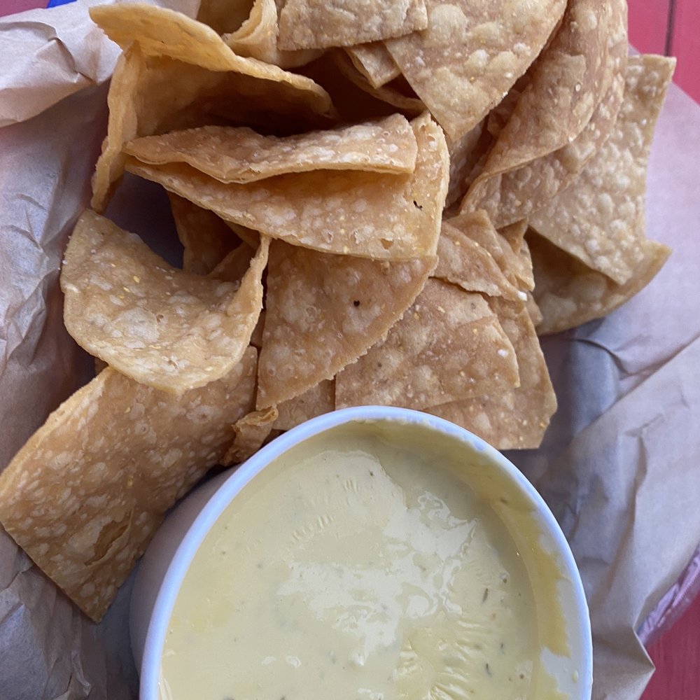 Cabo Bob's Burritos - Chips and queso - Mexican Near Me - Austin, Texas