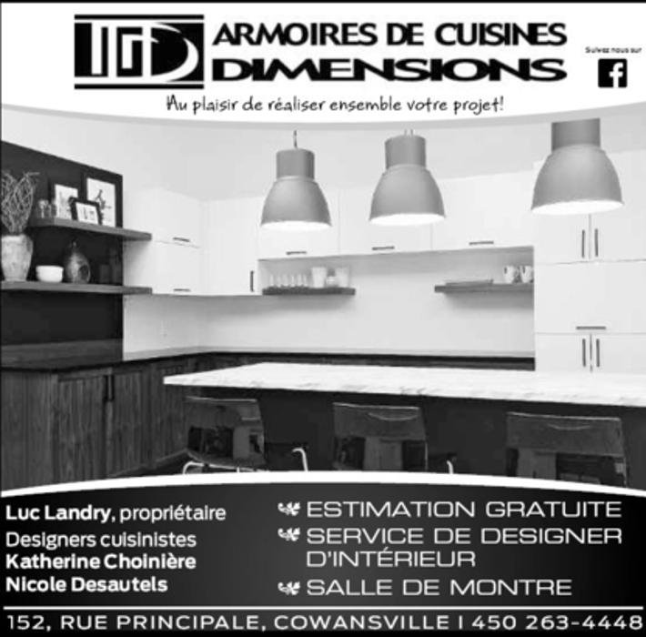 ARMOIRES DE CUISINE DIMENSION Updated August 2024 152 Rue Principale, Cowansville, Quebec
