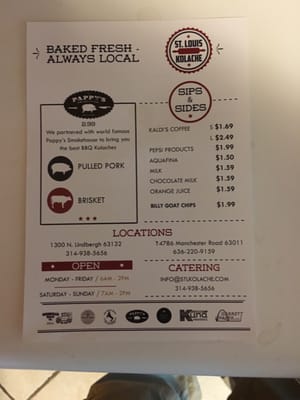 Menu photo 6 St. Louis Kolache Saint Louis, MO Menu photo 6 St. Louis Kolache Saint Louis, MO