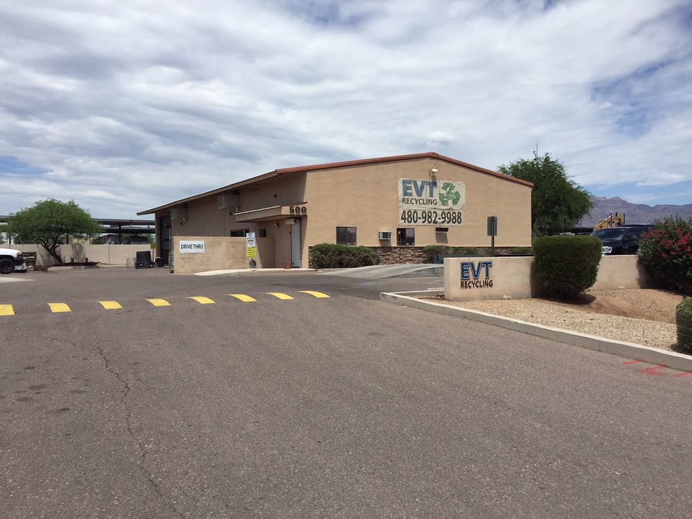 EVT RECYCLING Updated October 2024 500 E 38th Ave, Apache Junction, Arizona Recycling
