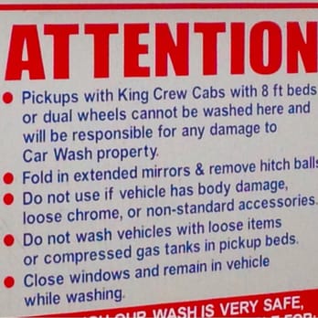Captain Car Wash - Posted warnings - Car Wash Near Me - Columbus, Ohio Captain Car Wash - Posted warnings - Car Wash Near Me - Columbus, Ohio