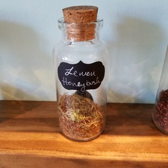 Cup & Kettle Tea - Lemon Honeybush jar for aroma  sampling - Coffee & Tea Near Me - Bloomington, Indiana
