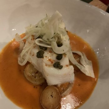 Rooster & Owl - Icelandic cod - New American Near Me - Washington, DC, District of Columbia