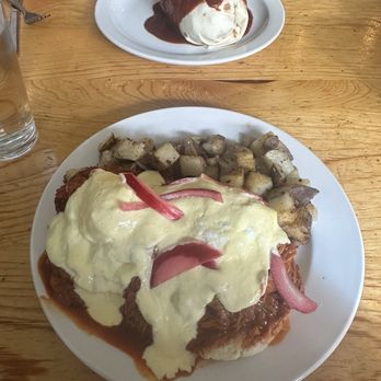 Hannah And Nate's - Carne Adovada Eggs Benedict - Cafes Near Me - Corrales, New Mexico Hannah And Nate's - Carne Adovada Eggs Benedict - Cafes Near Me - Corrales, New Mexico