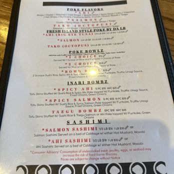 Bowlz - Menu - Poke Near Me - Las Vegas, Nevada Bowlz - Menu - Poke Near Me - Las Vegas, Nevada