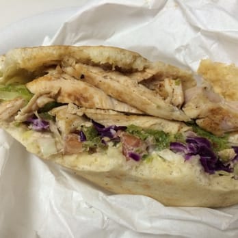 Dr.Sandwich - sorry couldn't wait to eat it haha.. Chicken Breast Pita.. so good - Mediterranean Near Me - Beverly Hills, California Dr.Sandwich - sorry couldn't wait to eat it haha.. Chicken Breast Pita.. so good - Mediterranean Near Me - Beverly Hills, California