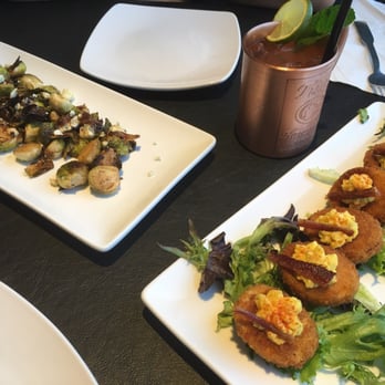 Colton's Social House - Highly recommend the fried deviled eggs and Brussels sprouts apps! Super yummy! - New American Near Me - Clovis, California Colton's Social House - Highly recommend the fried deviled eggs and Brussels sprouts apps! Super yummy! - New American Near Me - Clovis, California