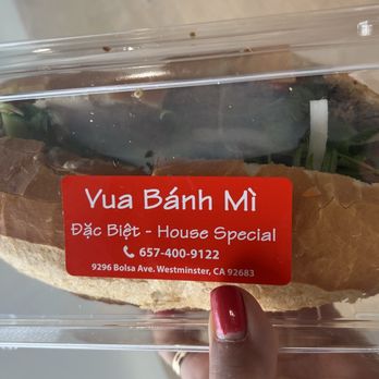 King Banh Mi - Bánh mì đặc biệt $8 - Sandwiches Near Me - Westminster, California