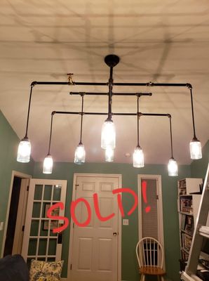 custom made light fixtures. - various fixtures made over the years. custom made light fixtures. - various fixtures made over the years.