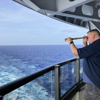 Virgin Voyages - Wake view from our terrace. - Boat Tours Near Me