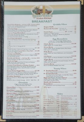 Menu photo 2 Good Vibes Scratch Kitchen Ormond Beach, FL