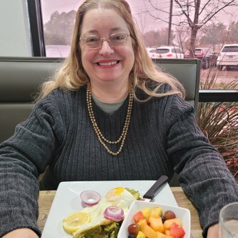 My Cafe - The Advocado Toast with eggs and fresh fruit was excellent - Breakfast & Brunch Near Me - Flower Mound, Texas