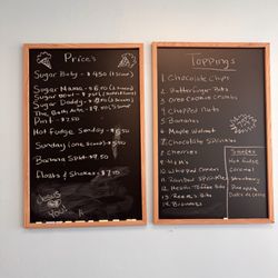 Sugar Mama's Bakeshoppe - Menu