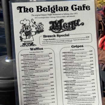 The Belgian Cafe - Menu - Breakfast & Brunch Near Me - Solvang, California The Belgian Cafe - Menu - Breakfast & Brunch Near Me - Solvang, California