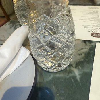 Aaktun Coffee & Bar - These cute pineapple water glasses - Coffee & Tea Near Me - Durham, North Carolina