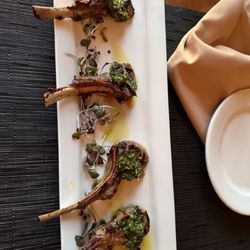 Waterfront Restaurant - Lamb chops