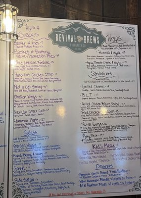 Menu photo 2 Revival Brews Evergreen, CO Menu photo 2 Revival Brews Evergreen, CO