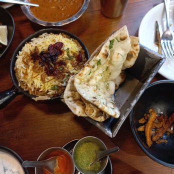Dishoom - biryani, dal, garlic naan - Indian Near Me - London, XGL