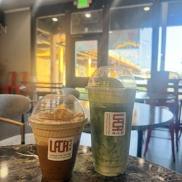 We ordered the tiraleaf coffee and tiramisu matcha We ordered the tiraleaf coffee and tiramisu matcha