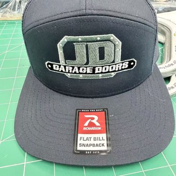 L1 Print - Outfitting the JD Garage Door team in premium gear! We recently completed this run of 168 custom embroidered hats using the popular Richards - Screen Printing/T-Shirt Printing Near Me - Ronkonkoma, New York L1 Print - Outfitting the JD Garage Door team in premium gear! We recently completed this run of 168 custom embroidered hats using the popular Richards - Screen Printing/T-Shirt Printing Near Me - Ronkonkoma, New York